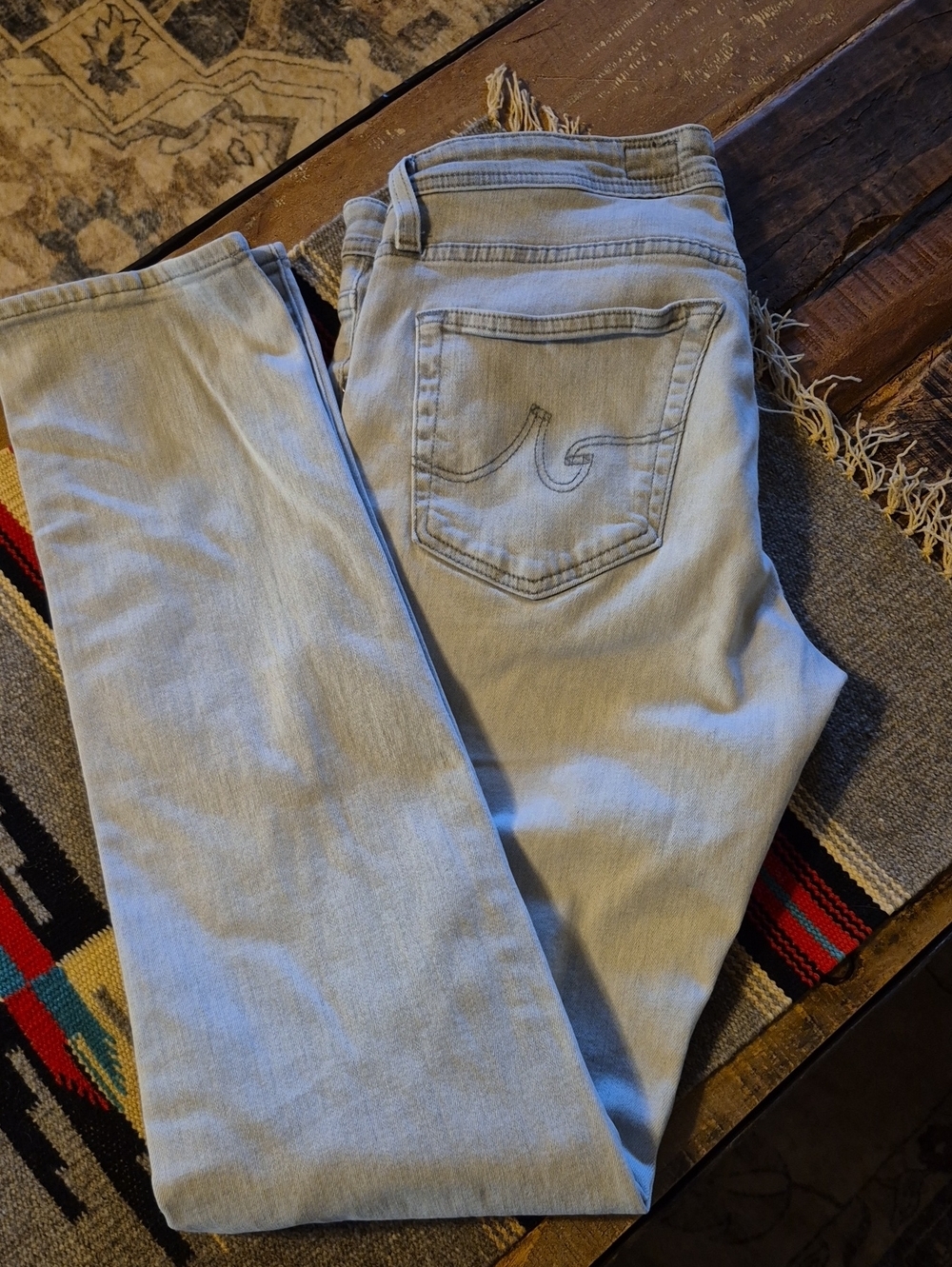 Adriano Goldschmied"The Dylan" Sz.33"×34" 9"rise.Soft GrayDenim.(3032D)